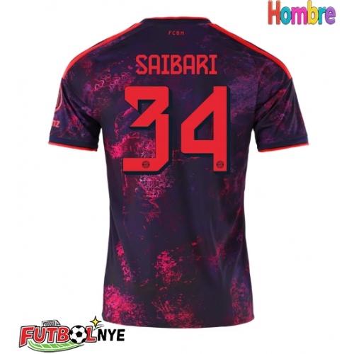 Camiseta Bayern Munich Ismael Saibari #34 Tercera Equipación 2026-27 manga corta